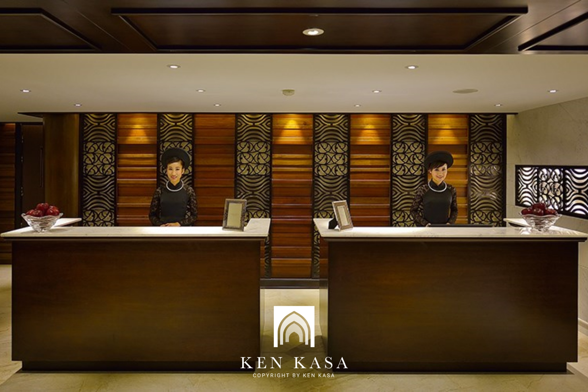 Không gian tại sảnh Parasise Suites Hotel